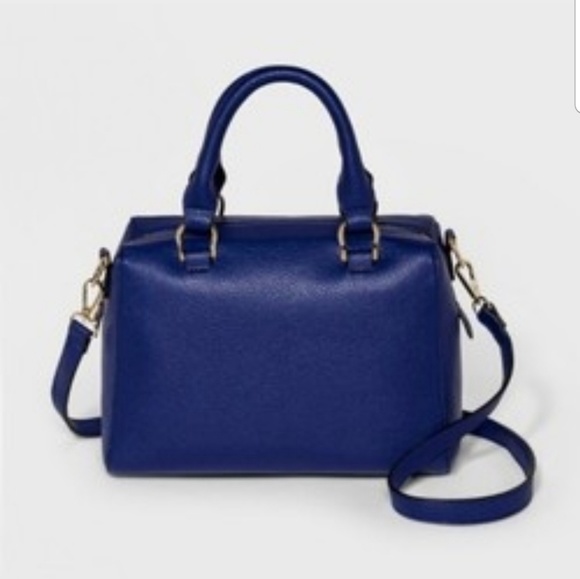 a new day Handbags - SMALL SATCHEL HANDBAG PLUMBAGO BLUE NEW